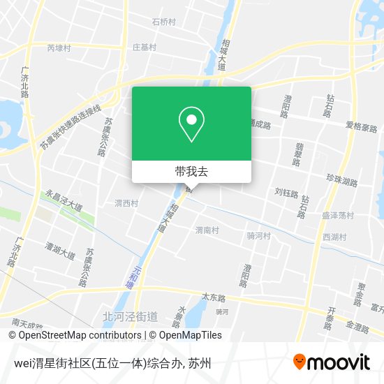 wei渭星街社区(五位一体)综合办地图