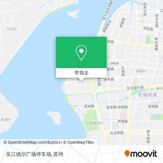吴江德尔广场停车场地图