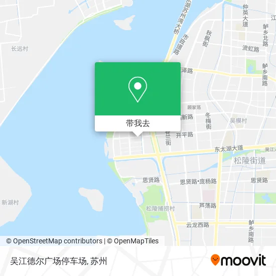 吴江德尔广场停车场地图