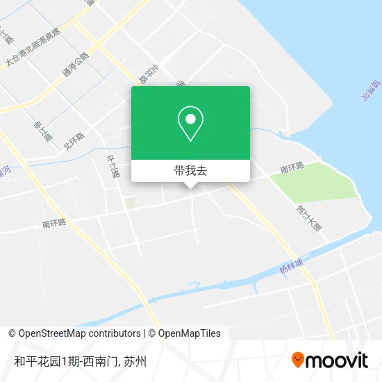 和平花园1期-西南门地图