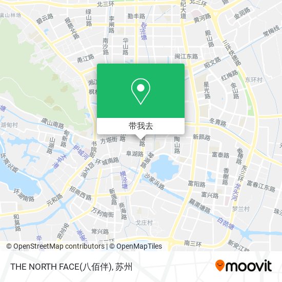 THE NORTH FACE(八佰伴)地图