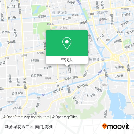 新旅城花园二区-南门地图
