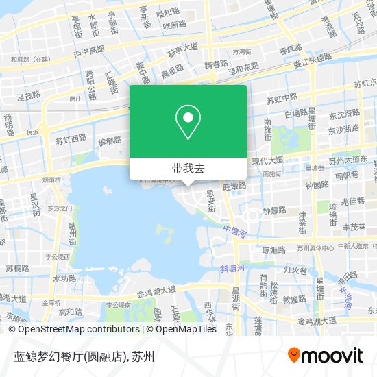 蓝鲸梦幻餐厅(圆融店)地图