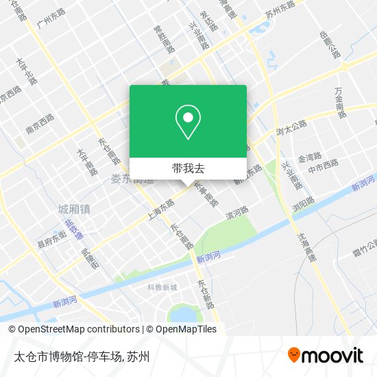 太仓市博物馆-停车场地图