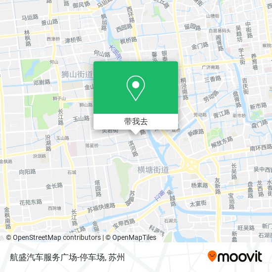 航盛汽车服务广场-停车场地图