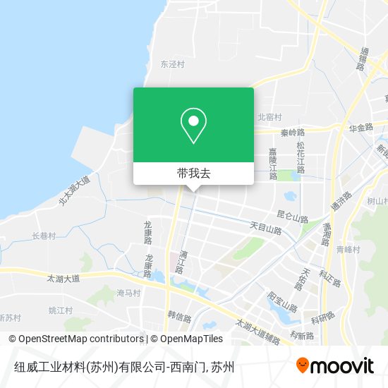 纽威工业材料(苏州)有限公司-西南门地图