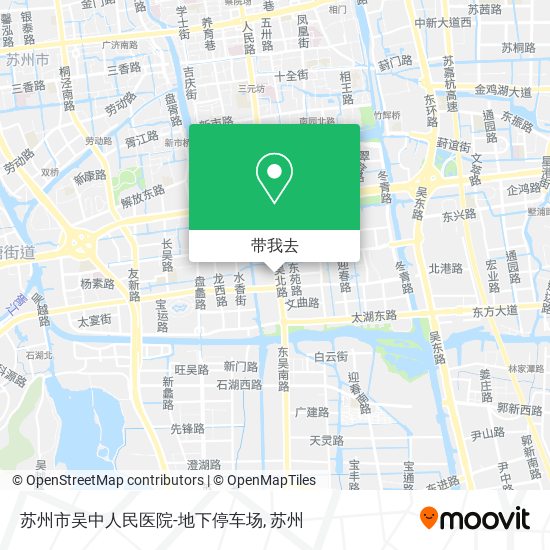 苏州市吴中人民医院-地下停车场地图