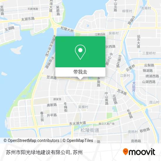 苏州市阳光绿地建设有限公司地图