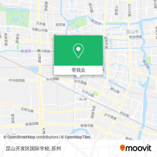 昆山开发区国际学校地图