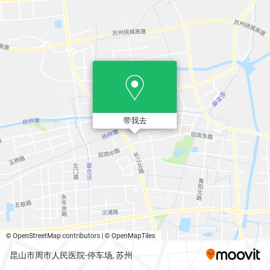 昆山市周市人民医院-停车场地图