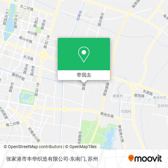 张家港市丰华织造有限公司-东南门地图