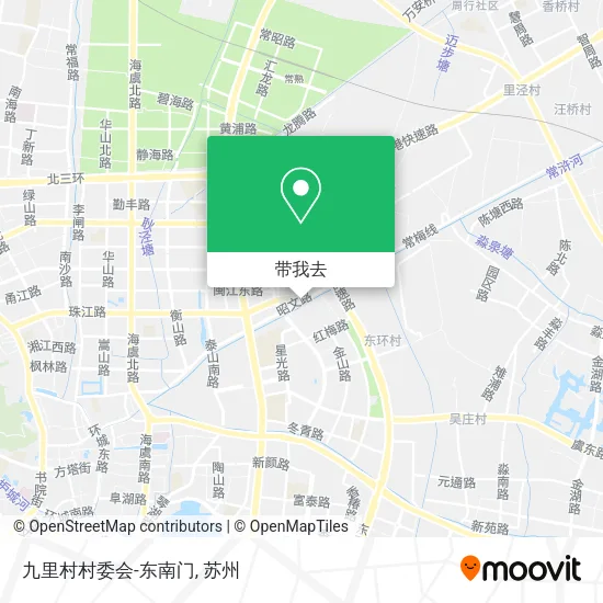 九里村村委会-东南门地图