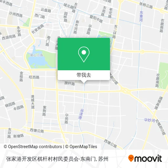 张家港开发区棋杆村村民委员会-东南门地图