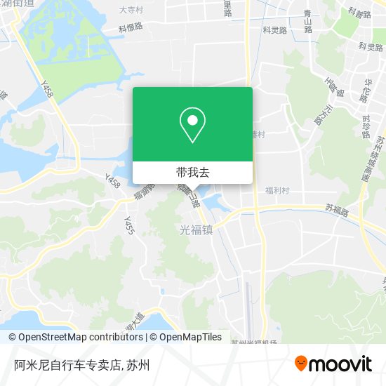 阿米尼自行车专卖店地图