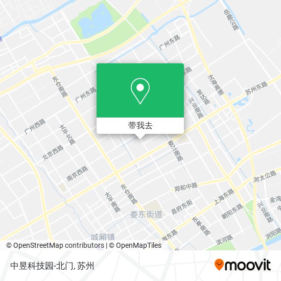 中昱科技园-北门地图