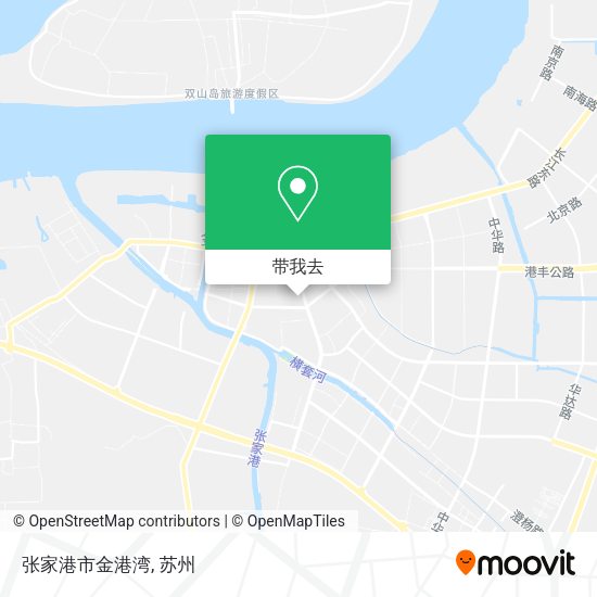 张家港市金港湾地图