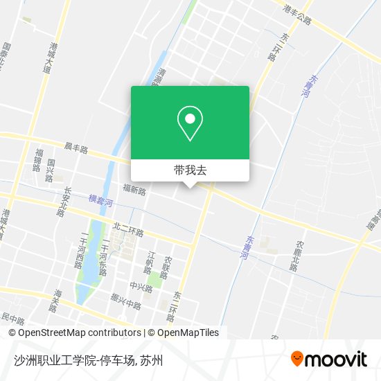 沙洲职业工学院-停车场地图