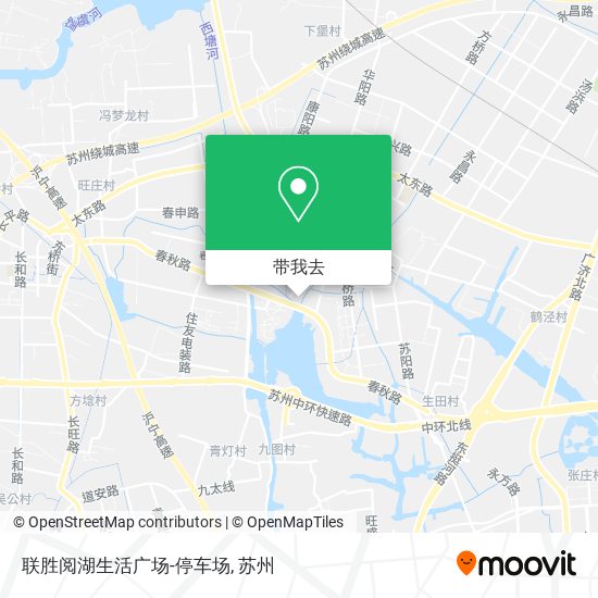 联胜阅湖生活广场-停车场地图