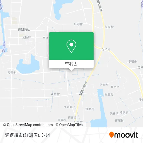 逛逛超市(红洲店)地图