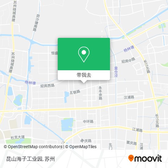 昆山海子工业园地图