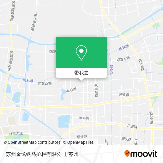 苏州金戈铁马护栏有限公司地图