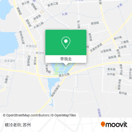 横泾老街地图