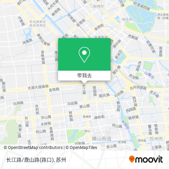 长江路/鹿山路(路口)地图