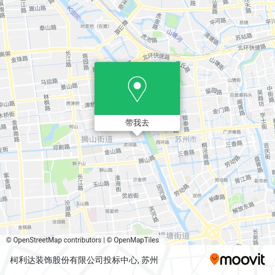 柯利达装饰股份有限公司投标中心地图
