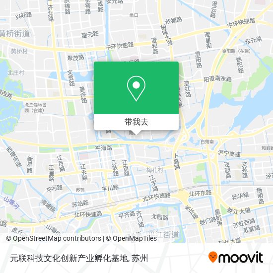 元联科技文化创新产业孵化基地地图