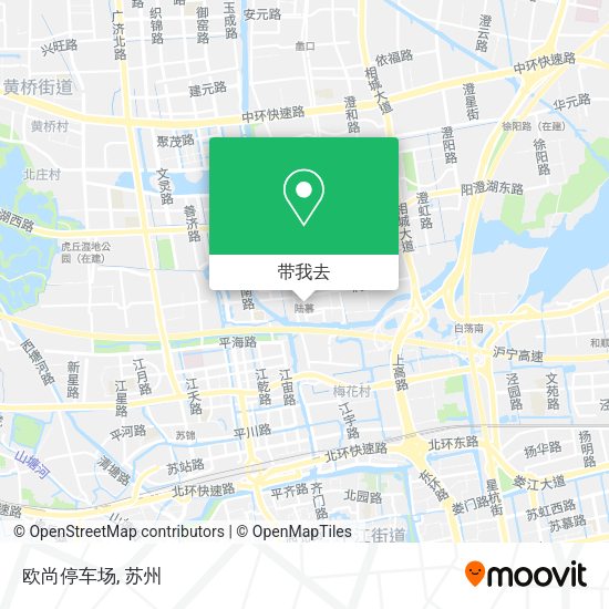 欧尚停车场地图