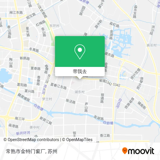 常熟市金特门窗厂地图
