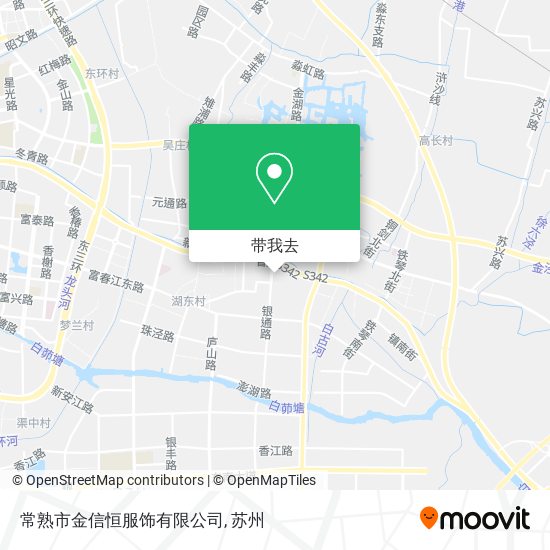 常熟市金信恒服饰有限公司地图