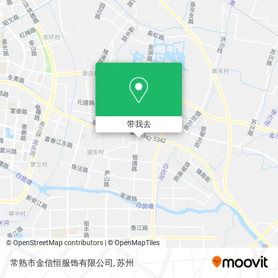 常熟市金信恒服饰有限公司地图
