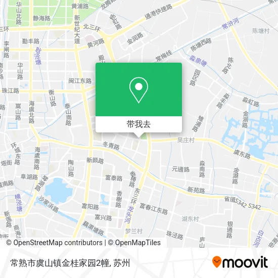 常熟市虞山镇金桂家园2幢地图