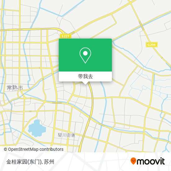 金桂家园(东门)地图