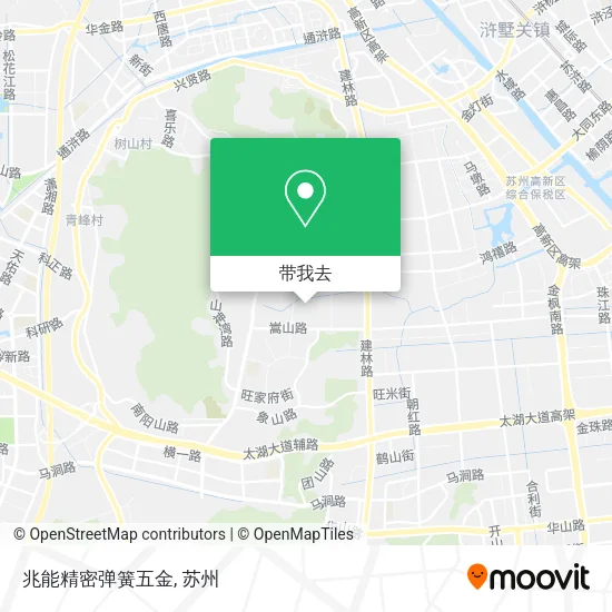 兆能精密弹簧五金地图