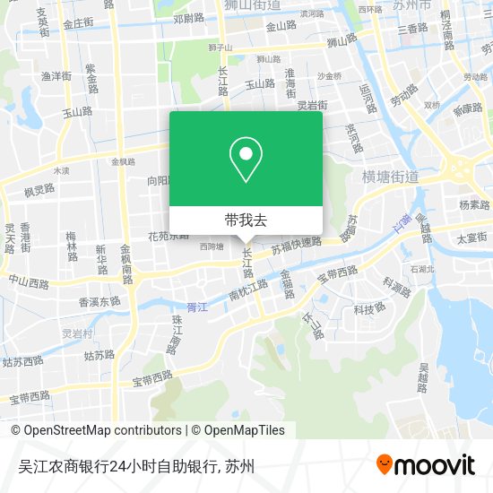 吴江农商银行24小时自助银行地图