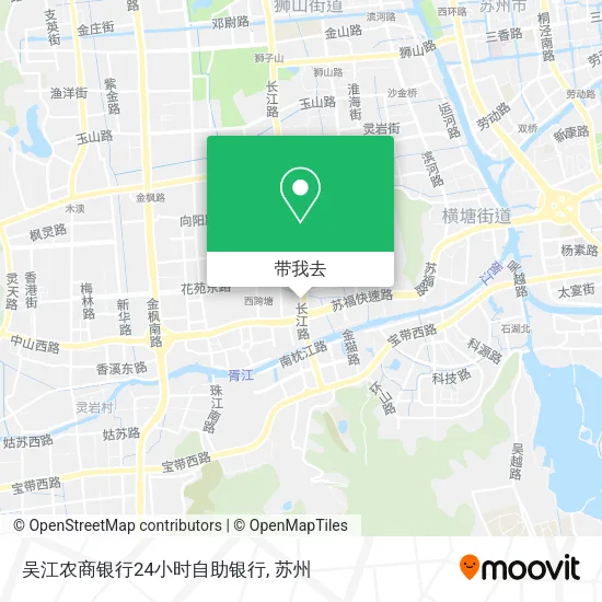 吴江农商银行24小时自助银行地图