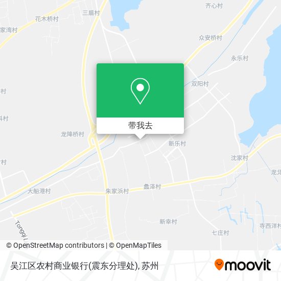 吴江区农村商业银行(震东分理处)地图