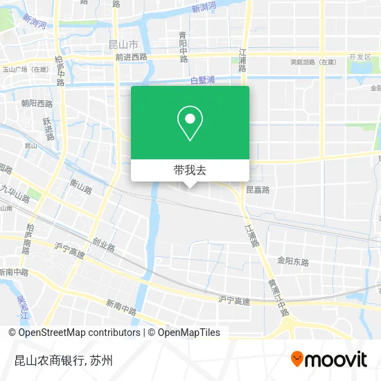 昆山农商银行地图