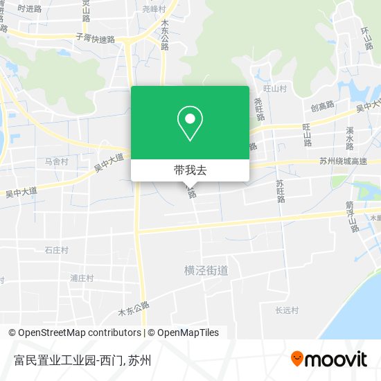 富民置业工业园-西门地图