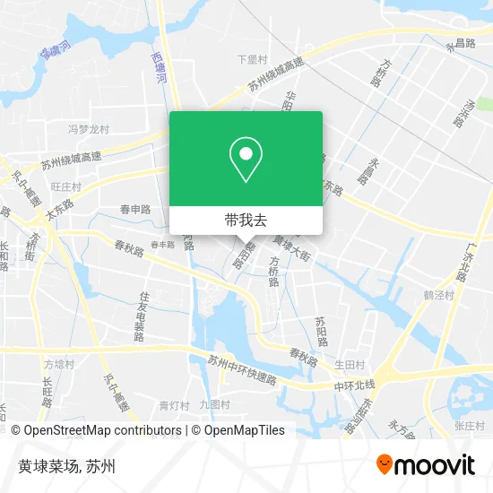 黄埭菜场地图