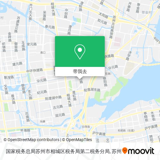 国家税务总局苏州市相城区税务局第二税务分局地图