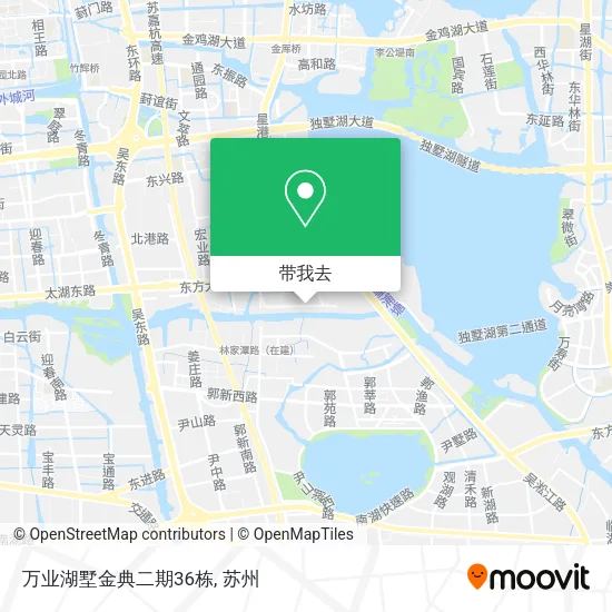 万业湖墅金典二期36栋地图