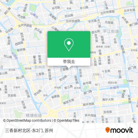 三香新村北区-东2门地图