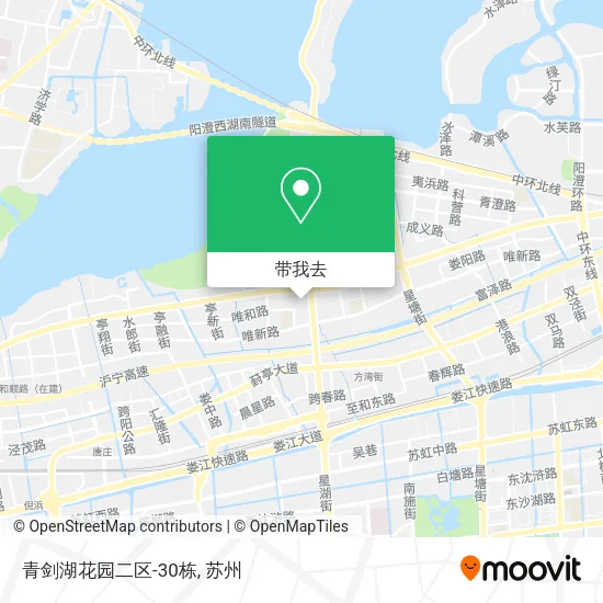青剑湖花园二区-30栋地图