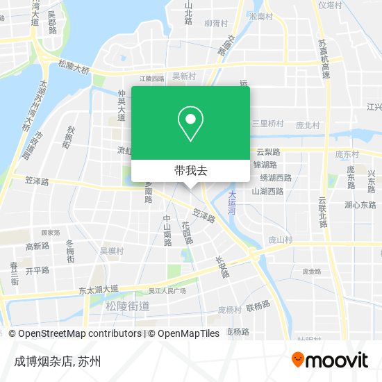 成博烟杂店地图