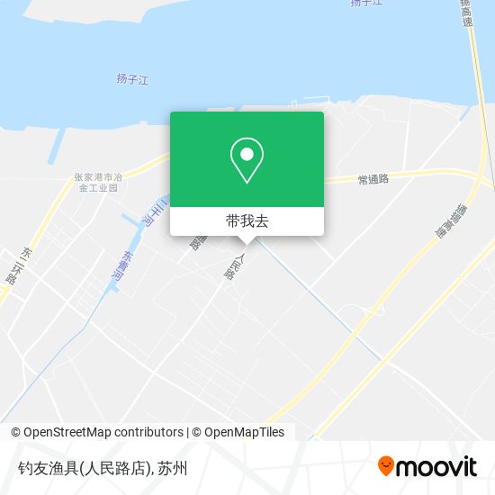 钓友渔具(人民路店)地图