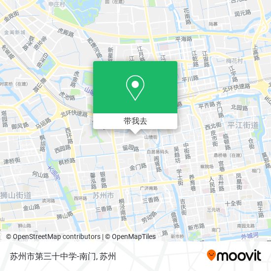 苏州市第三十中学-南门地图