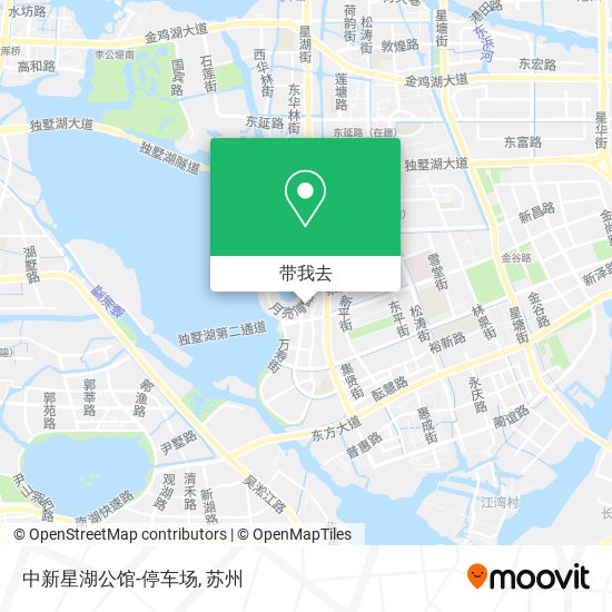 中新星湖公馆-停车场地图